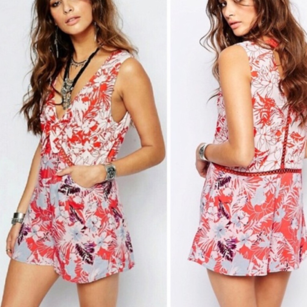 Sold-🧡free people•ROMPER🍊